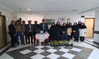 خداقوتی سرپرست شبکه از همکاران ستادی و عرض تبریک سال نو
